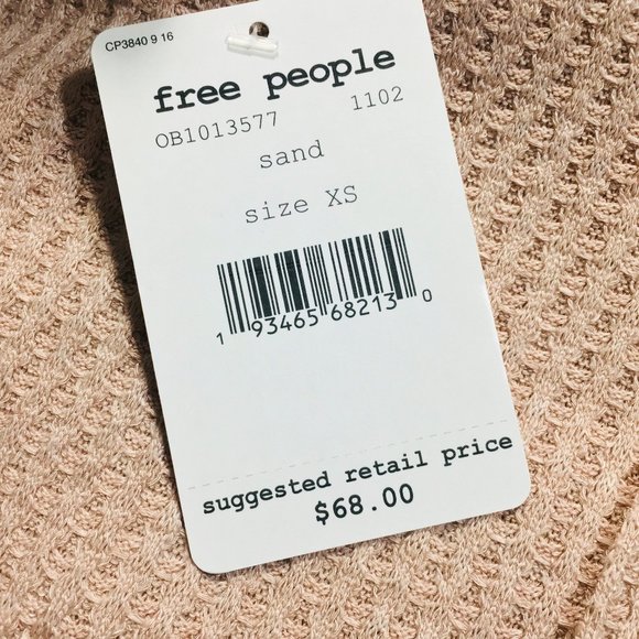 Free People ~ North Shore Thermal Top XS - Picture 5 of 5